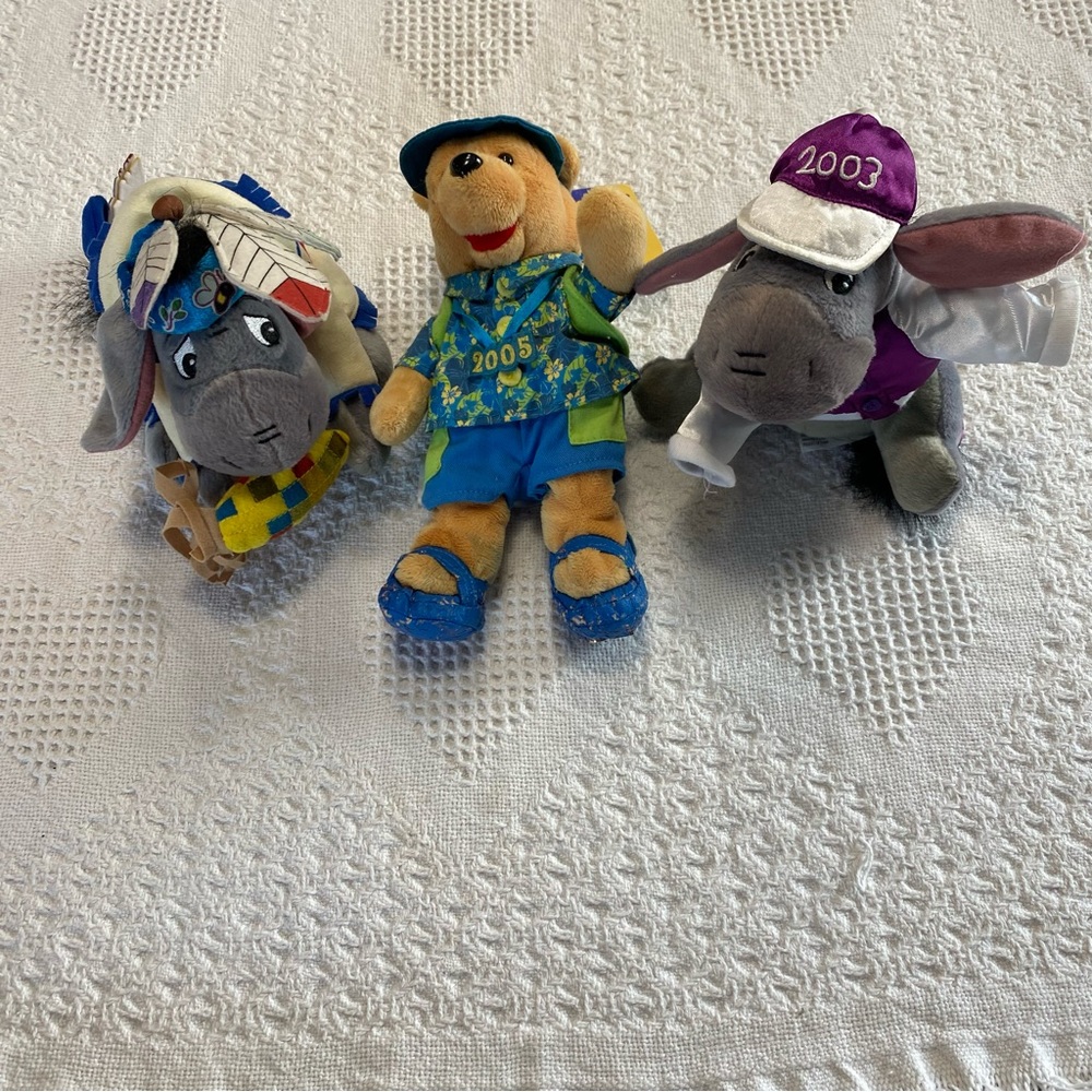 Winnie the Pooh and Eeyore Plushies